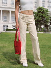 Leisure Tied Straight Leg Pants